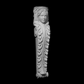 6-1/4" Wide x 27" High Unfinished Polymer Resin Corbel