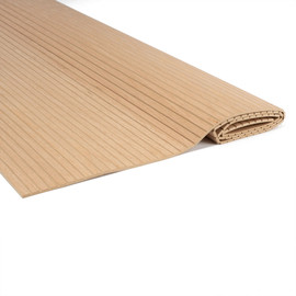 4ft W x 8ft H x 5/32in Thick | Decorative Tambour Sheet | 1/2in - 30 Degree Grooves