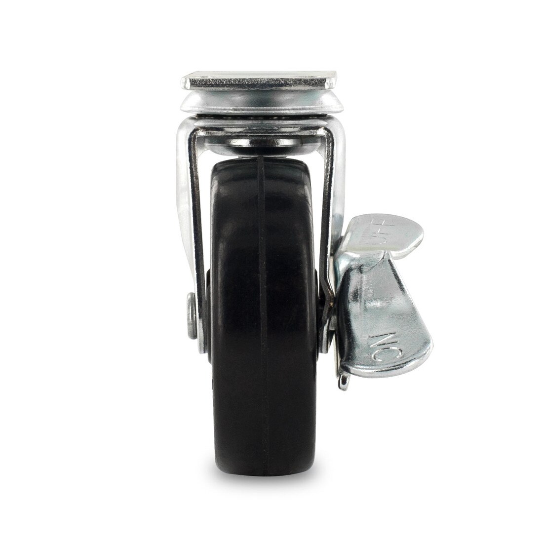 2-1/2in Dia | Black Swivel Imported Single Wheel Series Industrial Caster