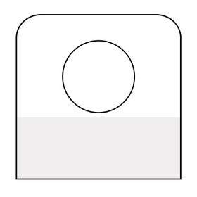 Round Hole Hang Tab