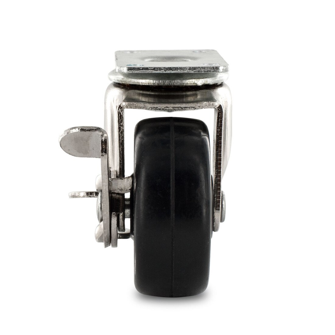2in Dia | Black Swivel Imported Single Wheel Series Industrial Caster