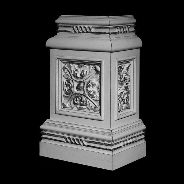 10-1/4" Wide x 17" High Unfinished Polymer Resin Bases and Leg