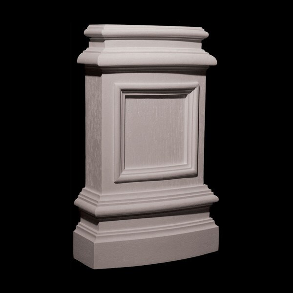 10" Wide x 15-3/4" High Unfinished Polymer Resin Bases and Leg