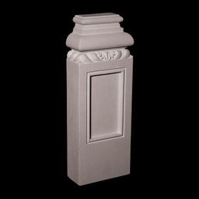 5-1/2" Wide x 14-3/4" High Unfinished Polymer Resin Bases and Leg