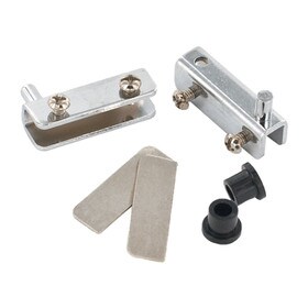 No Bore | Chrome Finish | Glass Door Hinge | 30023 Series