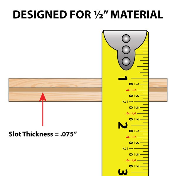 1/2in Flexible PVC | Round Bumper Tee Moulding | 303-575 Series