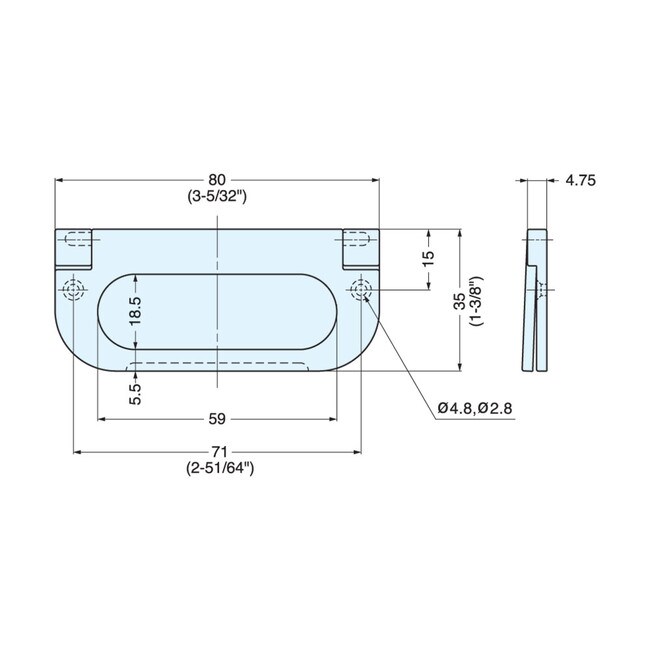 Zinc Alloy Flush Pull