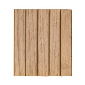 4ft W x 8ft H x 5/32in Thick | Decorative Tambour Sheet | 3/4in - 30 Degree Grooves