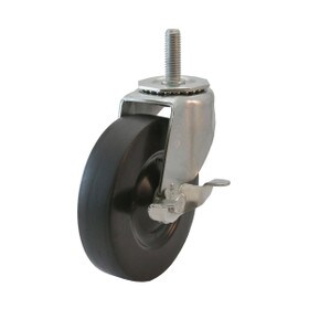 Swivel Summit Series Industrial Caster | 3/8-16 x 1/2in Threaded Stem