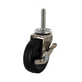Swivel Summit Series Industrial Caster | 3/8-16 x 1-1/2in Threaded Stem