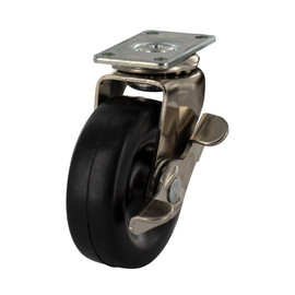 Swivel Summit Series Industrial Caster | 1-3/16 x 2in Rectangular Top Plate