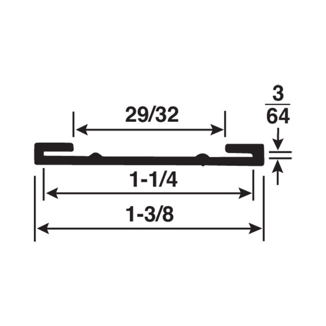 1-1/4in | Styrene | Ticket Moulding Moulding