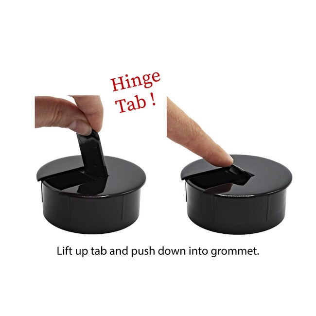 Round Wire Management Grommet 3in 35GROMMET