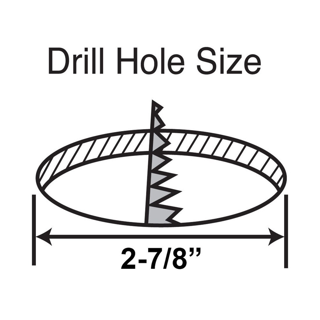 1in Depth x 2-13/16in Inside Dia | Deep Friction Fit Insert Cup Holder | 36BKS Series