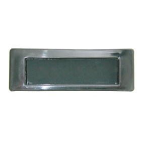 Black Recessed Draw Pull 4 1/2" Overall