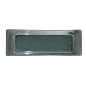 Black Recessed Draw Pull 4 1/2" Overall