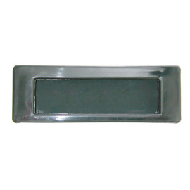 Black Recessed Draw Pull 4 1/2" Overall