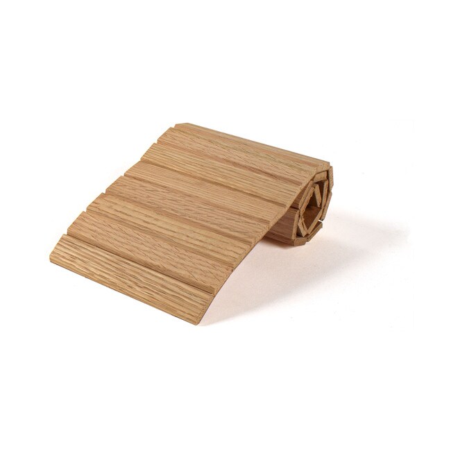 1' Wide x Nominal 8' High x 3/16" Thick Solid Wood Tambour Sheet with 3/4" - 60 Degree Grooves