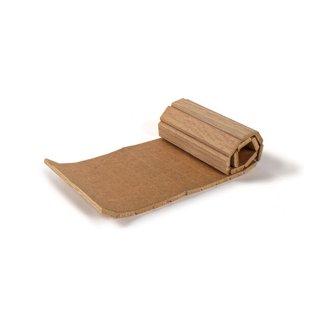 1' Wide x Nominal 8' High x 3/16" Thick Solid Wood Tambour Sheet with 3/4" - 60 Degree Grooves