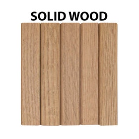 Angular Groove Solid Wood Tambour Panels with 60 Degree Slat Channels for Architectural Interiors