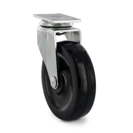 3in Dia | Black Swivel Imported Single Wheel Series Industrial Caster