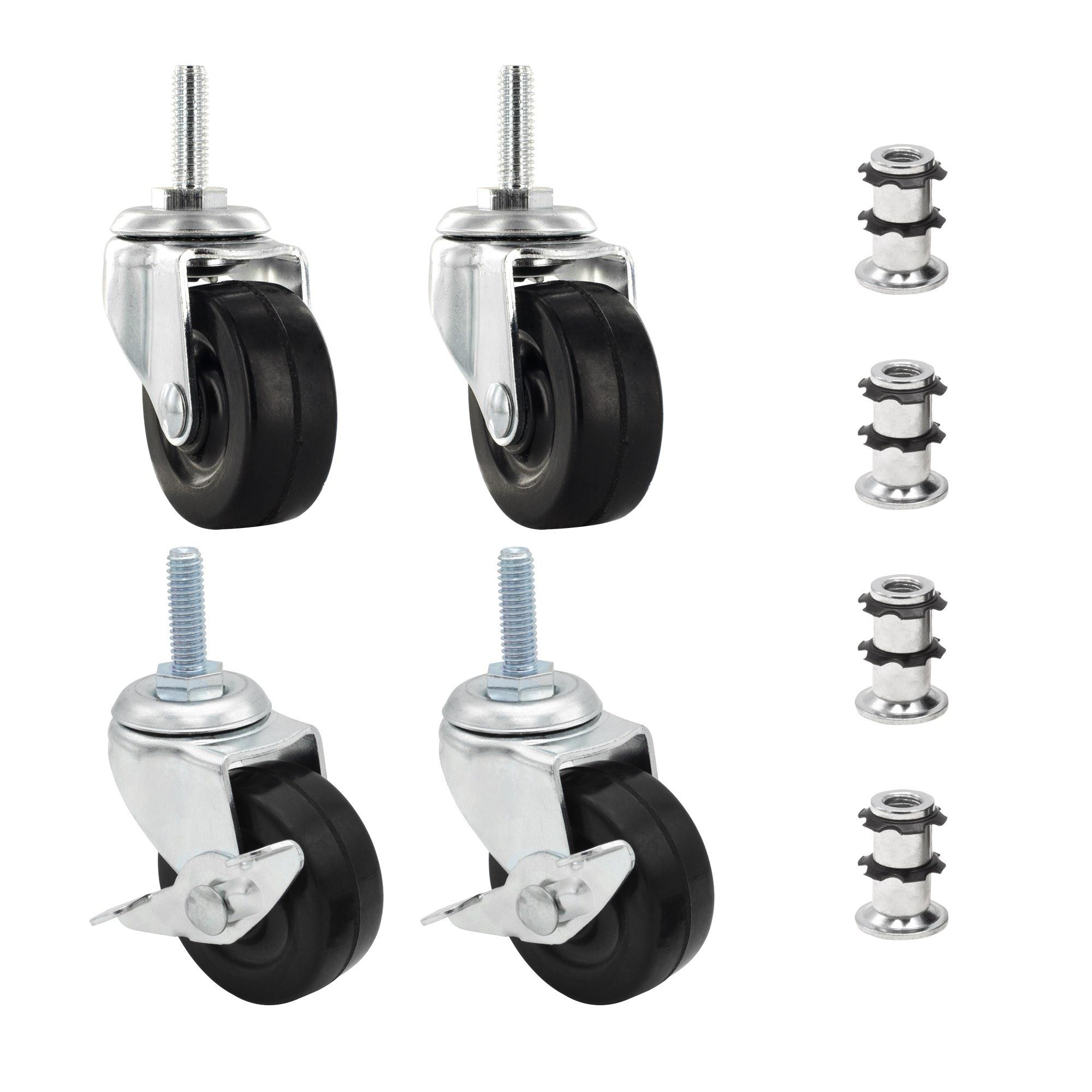 3/4 Zoll Metall Runde Doppelstern Rolleneinsatz mit 2 Zoll Rollen ohne - Bild 1 von 21