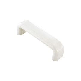 White Plastic Drawer Pull With 3" Hole Centers
