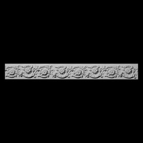 2-1/4in H x 3/4in Proj | Unfinished Polymer Resin | Friezes 8ft Long