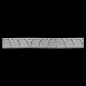 4-1/4in H x 3/4in Proj | Unfinished Polymer Resin | Friezes 10ft Long