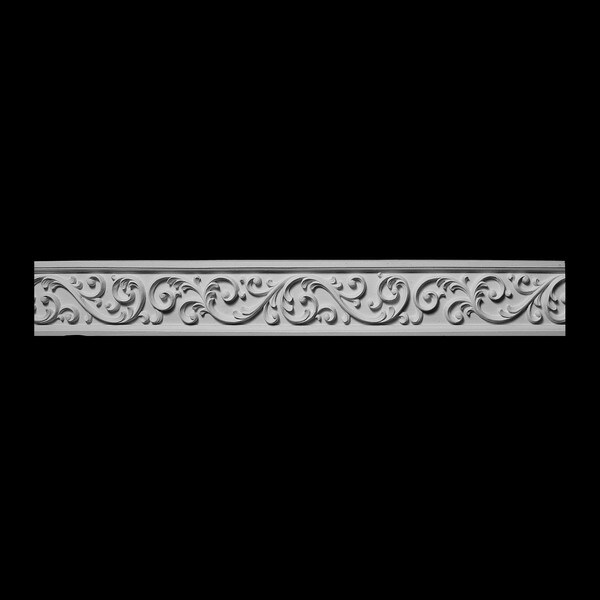 5in H x 1in Proj | Unfinished Polymer Resin | Friezes 8ft Long