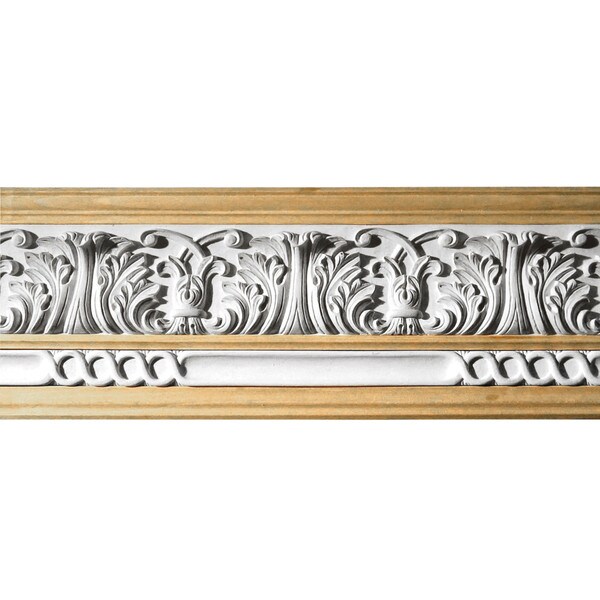 10in H x 1-1/2in Proj | Unfinished Polymer Resin | 480-C Series | Frieze Moulding | 5ft Long