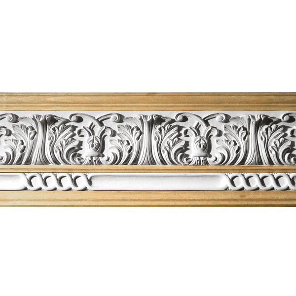 10in H x 1-1/2in Proj | Unfinished Polymer Resin | 480-C Series | Frieze Moulding | 5ft Long