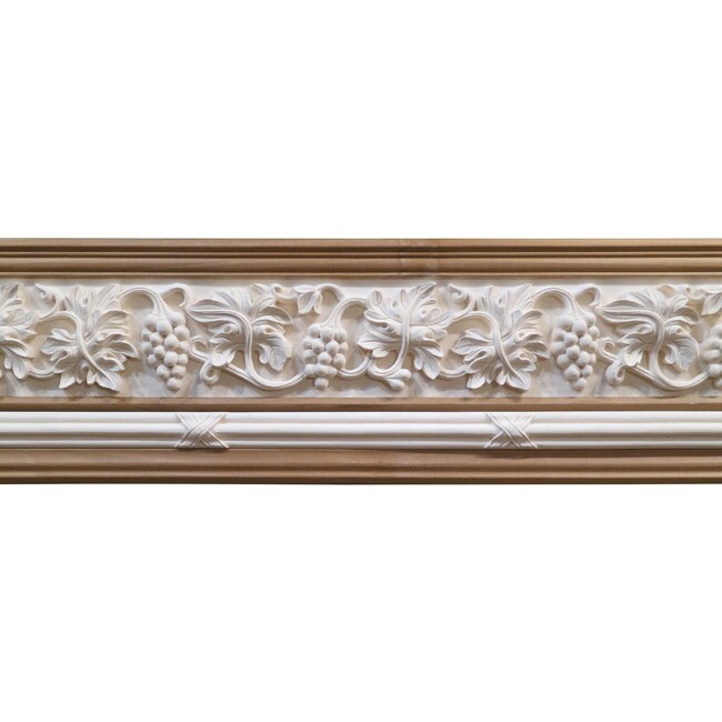 10in H x 1-1/2in Proj | Unfinished Polymer Resin | 480-E Series | Frieze Moulding | 5ft Long