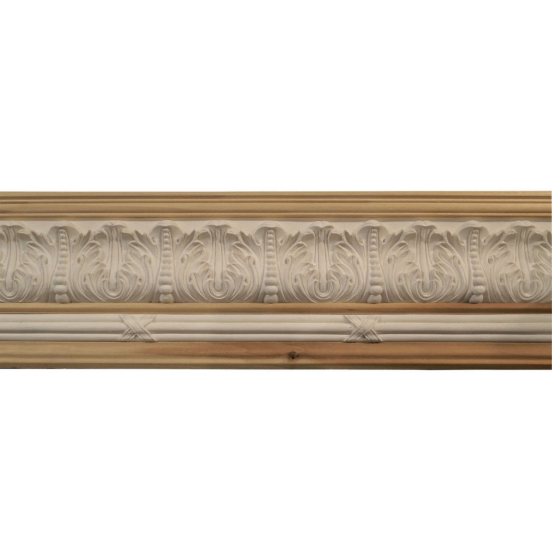 6-1/2in H x 1in Proj | Unfinished Polymer Resin | 430-A Series | Frieze Moulding | 5ft Long