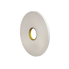 1/2" Wide Black Rubber Based Foam Tape .030" Thick 216' Long Roll