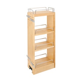 Rev-A-Shelf | 6in | Wood Pull Out Wall Organizer with Soft Close