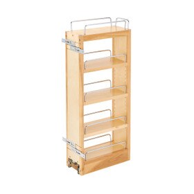 Rev-A-Shelf | 5in | Wood Pull Out Wall Cabinet Organizer