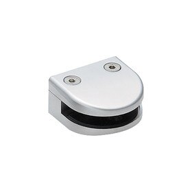 Sugatsune Glass Clamp (Matte Chrome) | 4814ZN1 Series