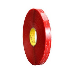 Clear Acyrlic Foam Tape | 1in W x .020in Thick | 216ft Roll