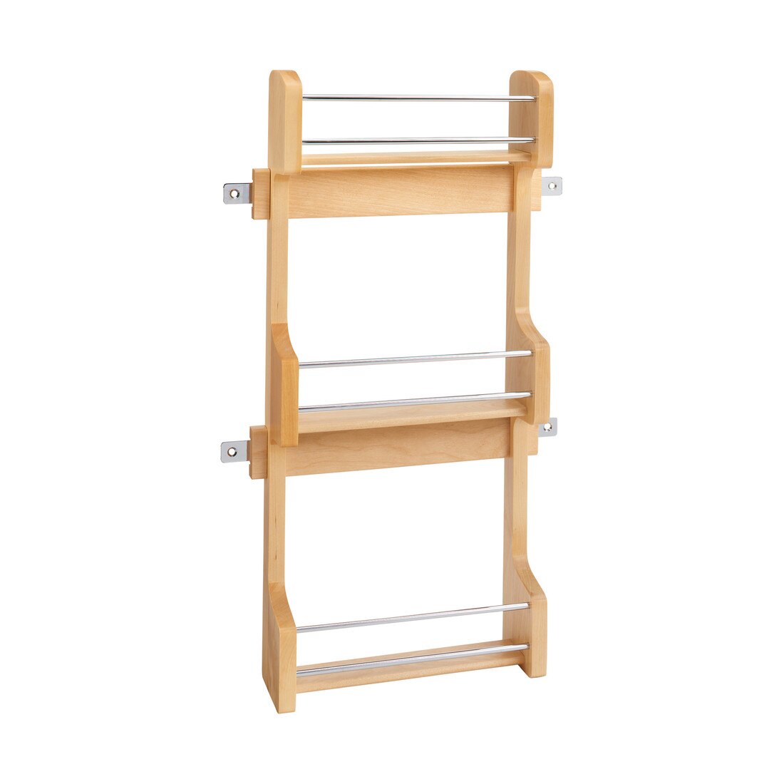 Rev-A-Shelf | Cabinet Door Mount Wood | 3-Shelf Spice Rack