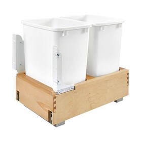 Rev-A-Shelf | Double 35 Qrt | Pull-Out Waste Container