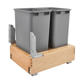 Rev-A-Shelf | Double 50 Qrt | Pull-Out Waste Container