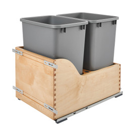 Rev-A-Shelf | Servo Double 35 Qrt | Pull-Out Waste Container