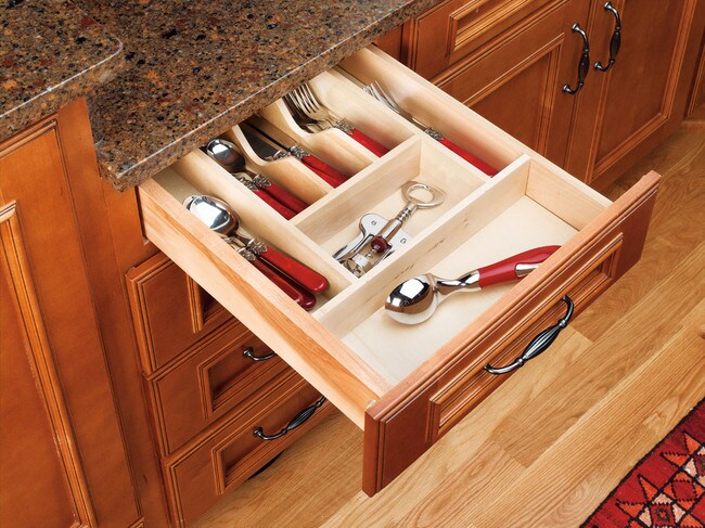 Rev-A-Shelf | Tall Wood Cutlery Tray Insert