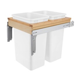 Rev-A-Shelf | Double 50 Qrt | Top Mount Waste Container | 1-1/2in Face frame