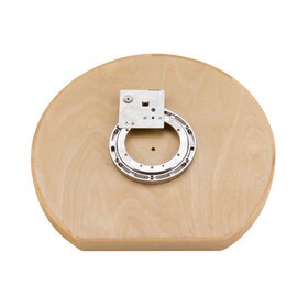 Rev-A-Shelf | 20in | Wood D-Shape Lazy Susan with Swivel Bearing
