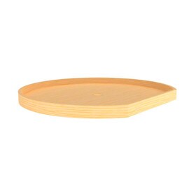Rev-A-Shelf | 31in | Wood D-Shape Lazy Susan with Swivel Bearing