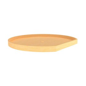 Rev-A-Shelf | 31in | Wood D-Shape Lazy Susan with Swivel Bearing