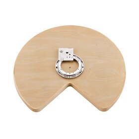 Rev-A-Shelf | 28in | Wood Kidney Lazy Susan with Swivel Bearing