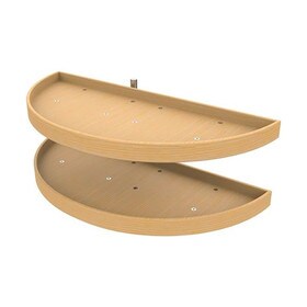 Rev-A-Shelf | 35in | Wood Half Moon Lazy Susans | 2-Tier